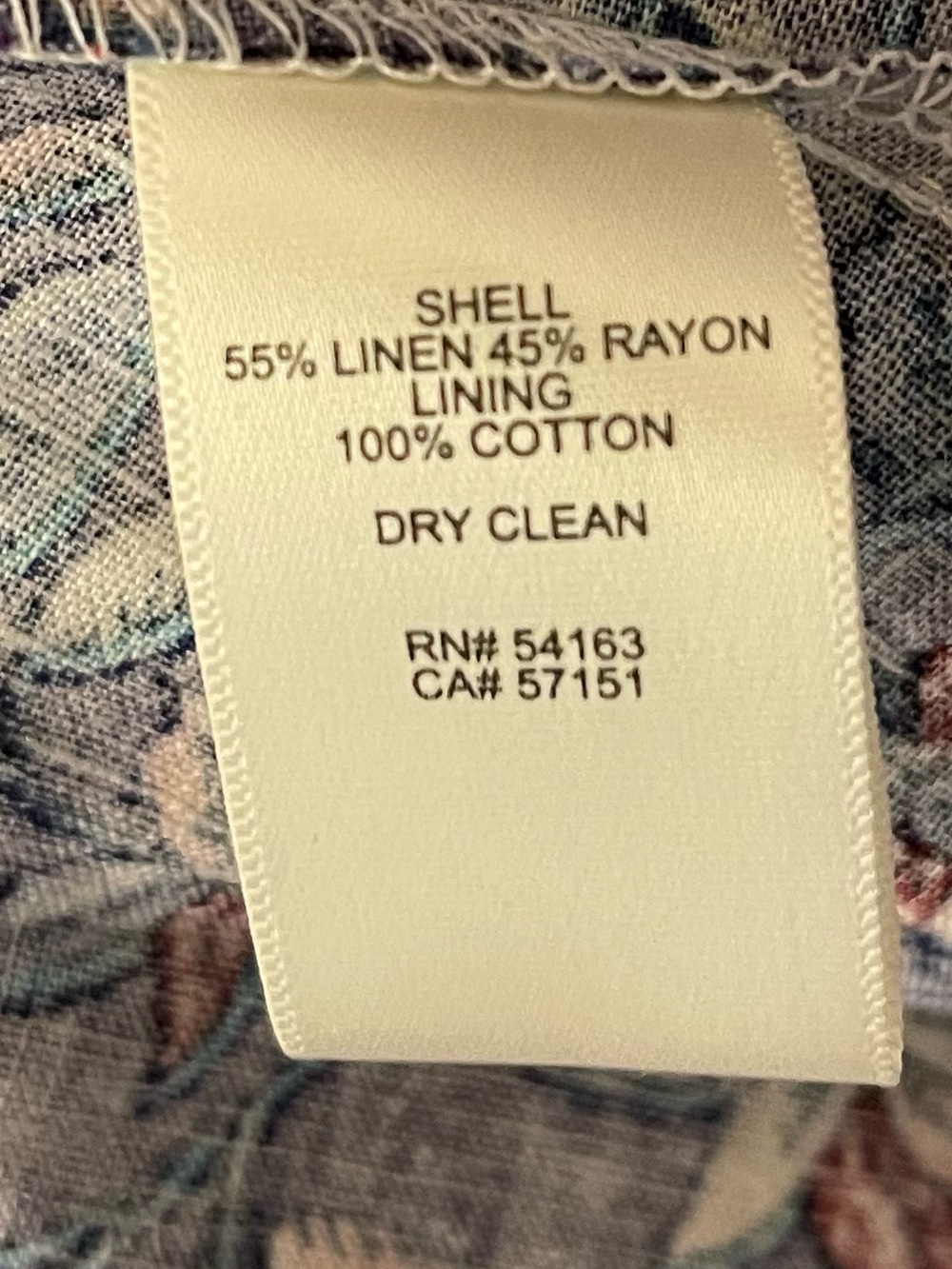 Eliza J Navy & White Floral Sundress Sz 14 - Picture 5 of 5